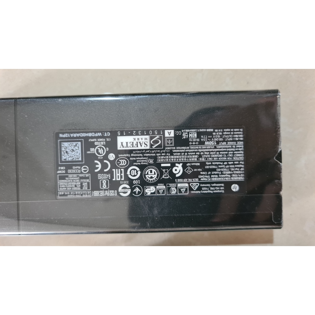 Adaptor sạc HP 150w chính hãng Dock mở rộng Elite/ZBook Thunderbolt 3 Docking Station for HP USB-C HSTNN-CX01