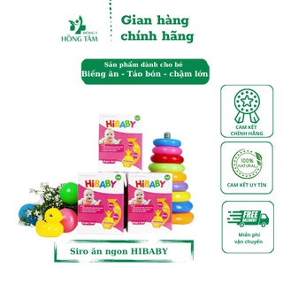 SIRO HIBABY liệu pháp an toàn hiệu qủa giúp bé phát triển toàn diện bé ăn ngon, hết táo bón tăng hấp thụ (HỘP 30 GÓI)