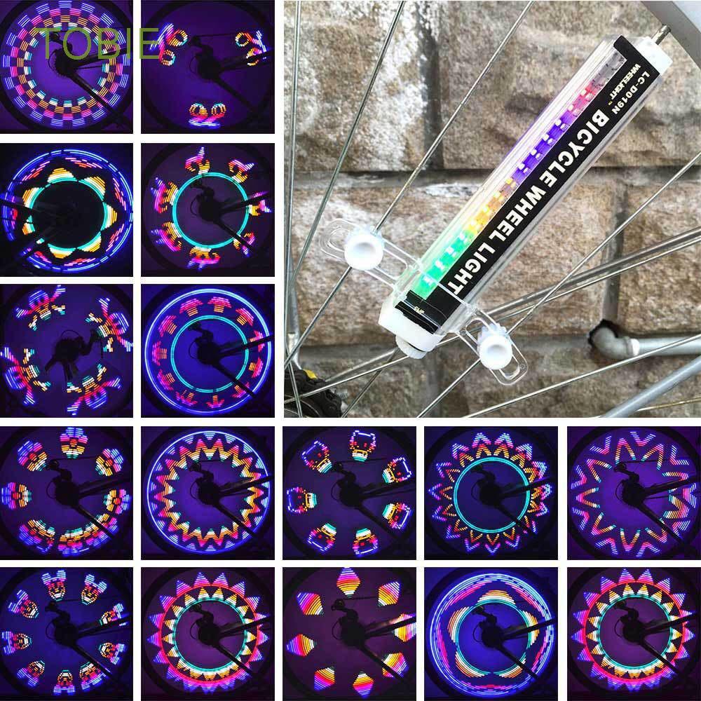 Đèn Led RGB Siêu Sáng Gắn Trang Trí Căm Xe Đạp Chống Thấm Nước Tiện Dụng