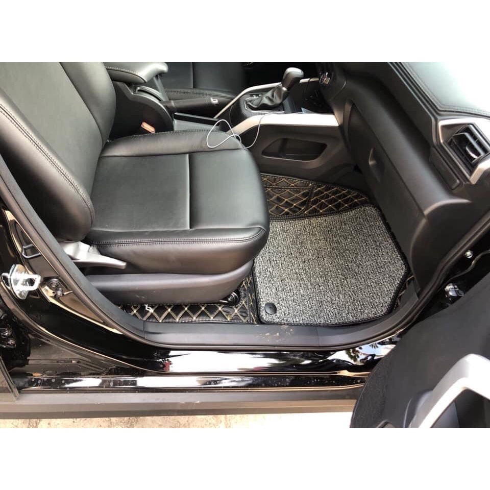 Thảm lót sàn ô tô 5d 6d cho Toyota Raize da không mùi không thấm nước phủ kín 90%sàn xe