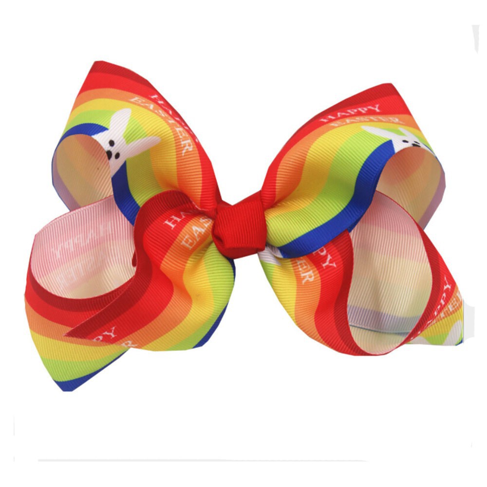 Kẹp tóc hình nơ vải ruy băng