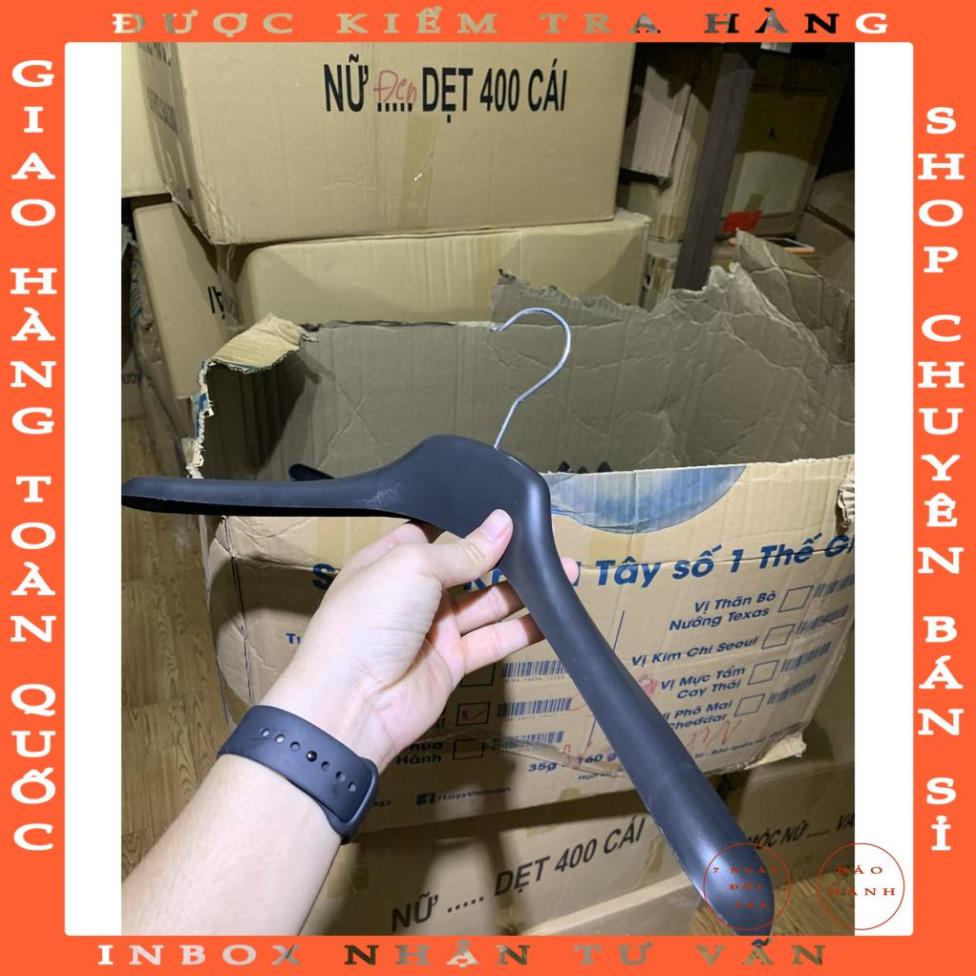 móc quần áo nhựa nam cao cấp dùng treo áo sơ mi,áo vest,áo thun,áo len,vai áo dài 44cm dùng cho shop thời trang,gia đình