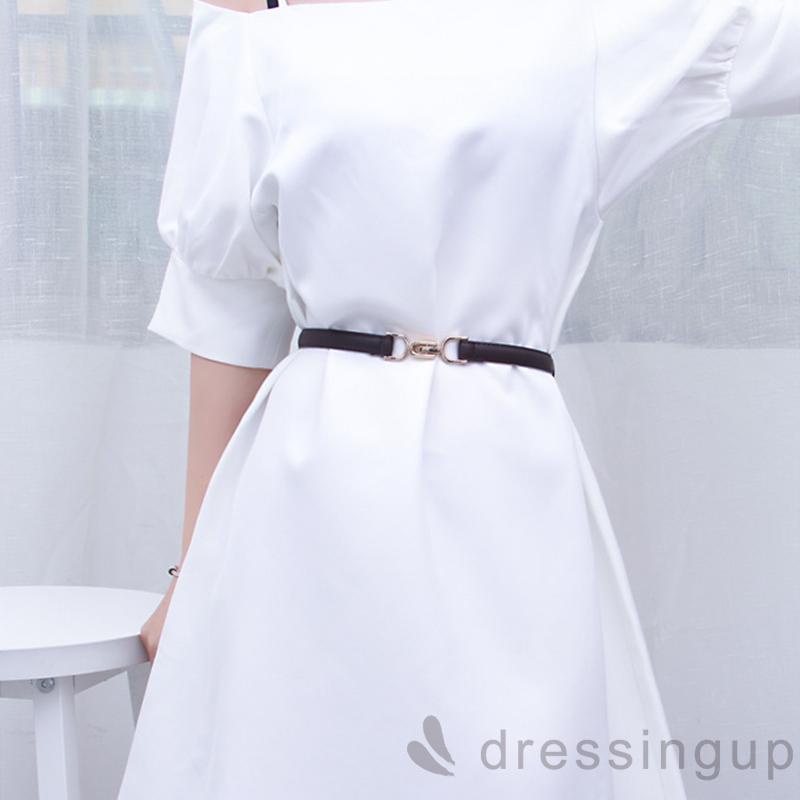 Thắt lưng da nhân tạo có thể điều chỉnh cho nữ