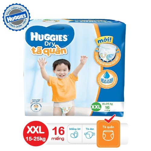 Tã quần Huggies XXL16 (15-25kg)