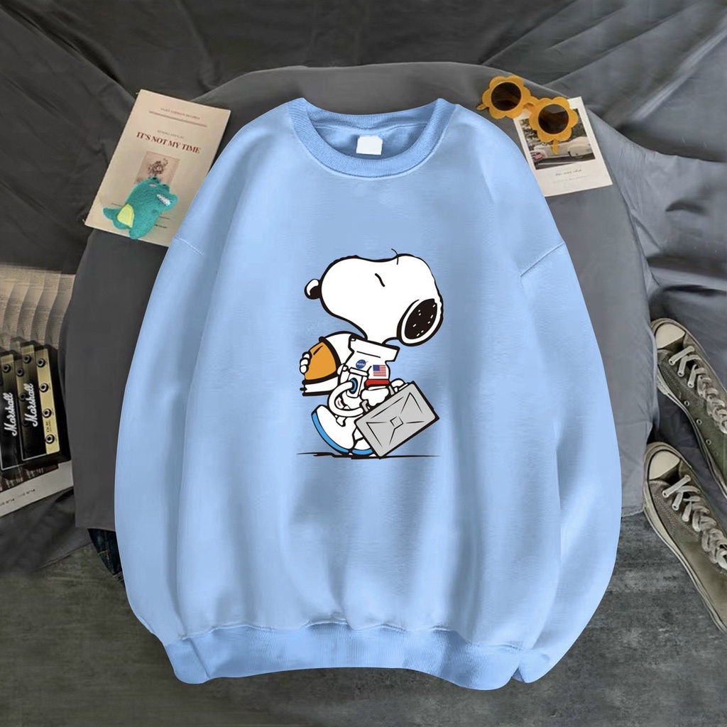 ÁO SWEATER NỈ UNISEX IN SNOPE PHI HÀNH GIA PHOM NAM NỮ NHIỀU MÀU