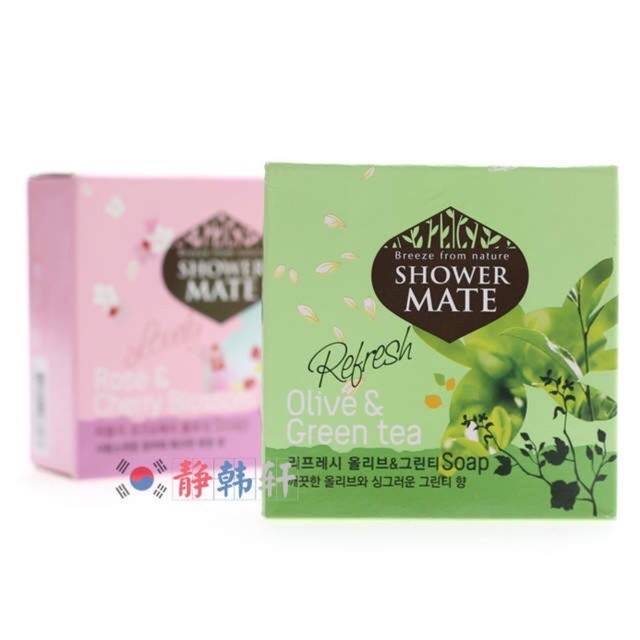 Xà Bông Dưỡng Da Tinh Chất Olive và trà xanh Shower mate