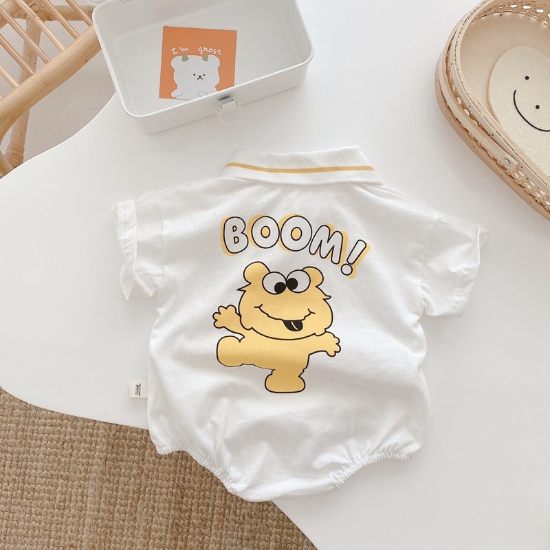 Body hình chú ếch vàng cực sang chảnh chất cotton co giãn 4 chiều