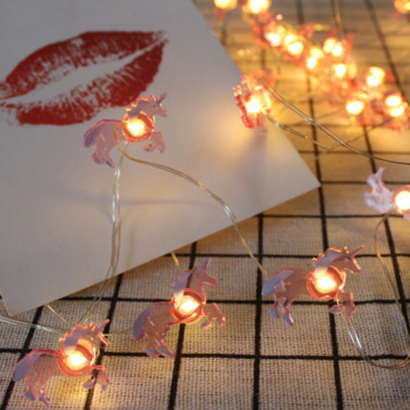 1 Dây Đèn LED 2M 20 Bóng Hình Kì Lân Và Chim Hồng Hạc