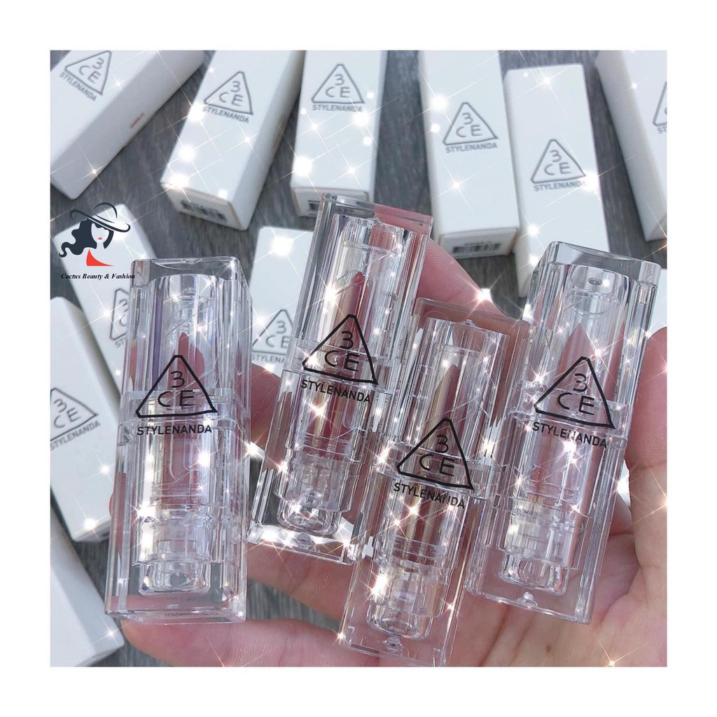 ❤️Hàng Mới về❤️ Son Lì 3CE Clear Layer New 2021, chất son rất mềm mịn, độ bám màu lì. Hot Sale Mùa hè!! | BigBuy360 - bigbuy360.vn