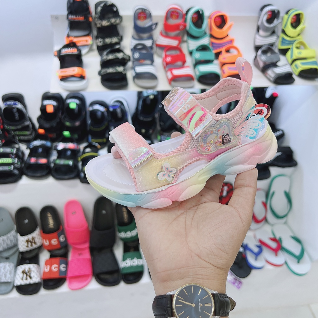 Sandal bé gái - Sandal Quảng Châu mã mới dễ thương cho bé SA405