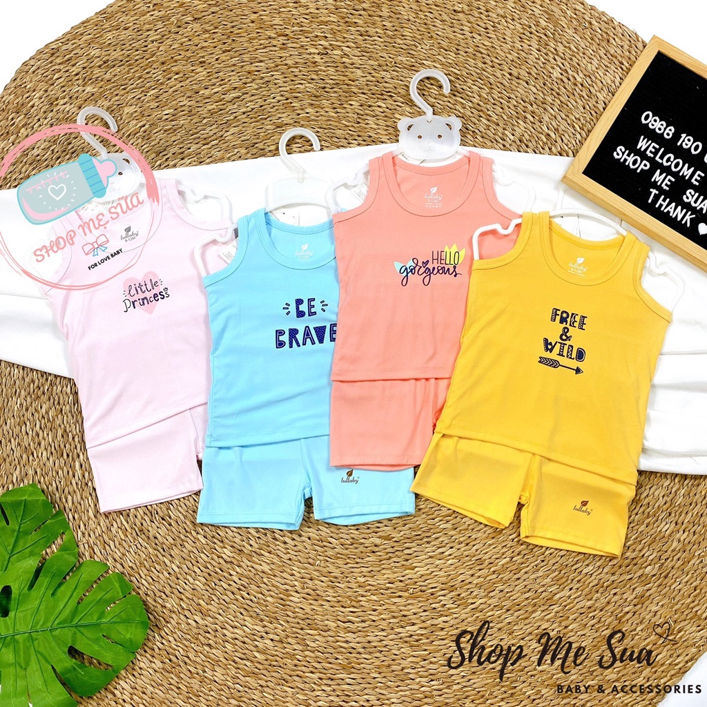 LULLABY Bộ Ba Lỗ Petit Mềm Mại Cho Da Bé 6kg-17kg