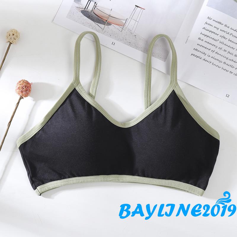 Áo lót croptop dây mảnh giấu đường may với đệm tháo rời phong cách thể thao cho nữ