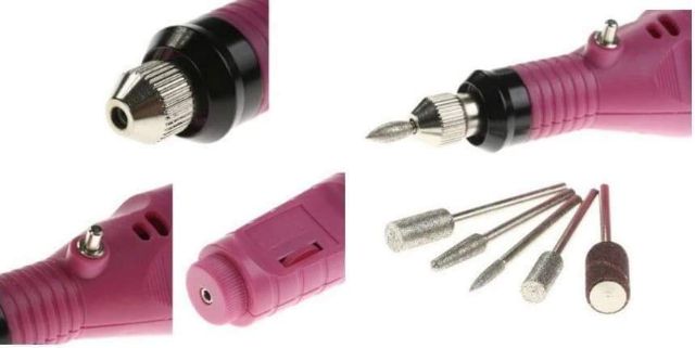 Máy mài móng tay mini loại 1làm nail cầm tay tiện lợi nhỏ gọn hỗ trợ tối đa năng