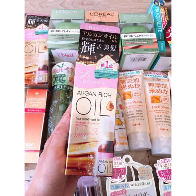 Dầu dưỡng tóc Argan Rich Oil Lucido