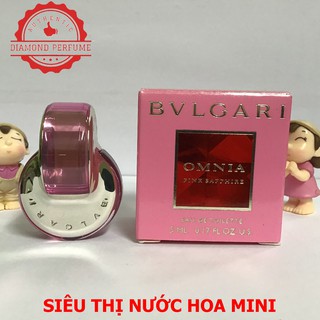 Nước hoa nữ Bvlgari Omnia Pink Sapphire EDT 5ml