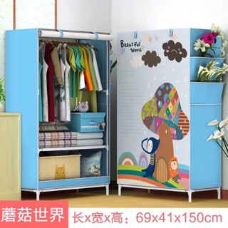 Tủ vải 3D 1 buồng hàng đẹp