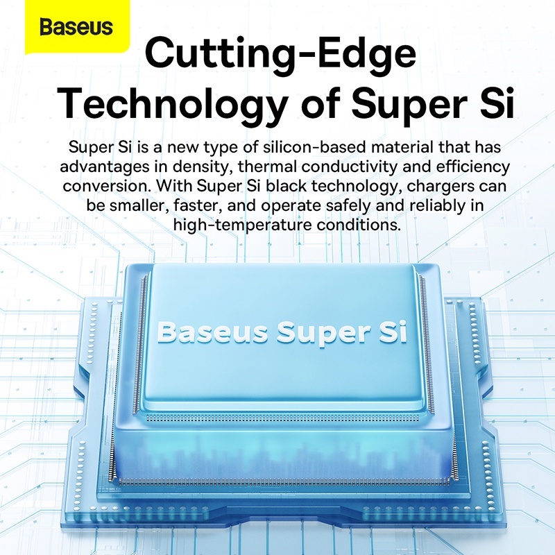[Mã ELBMO2 giảm 12% đơn 500K] Củ sạc BASEUS Super Si Pro 20W USB C thích hợp cho iPhone 13 12