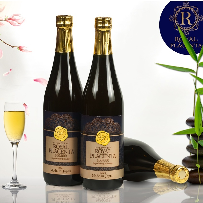 Nước Uống Đẹp Da Royal Placenta 500000mg Chiết Xuất Nhau Thai Heo Tăng Độ Đàn Hồi Giảm Nếp Nhăn