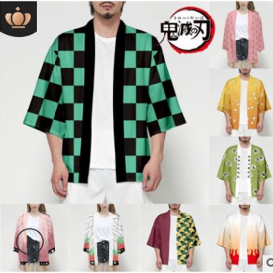 Cosplay Demon Slayer Cloak Tanjiro Nezuko Zenitsu Giyu