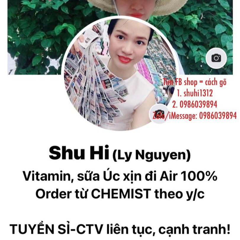 Hàng Chemist Úc - Shu Hi