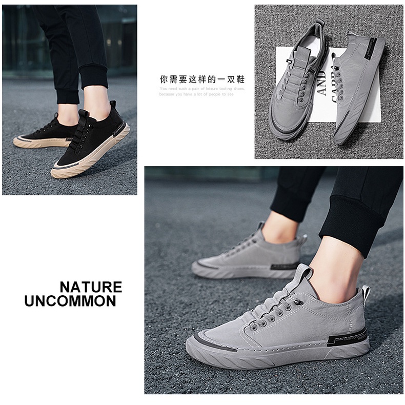 Giày thể thao vải canvas thoáng khí thời trang mùa hè 2021 cho nam