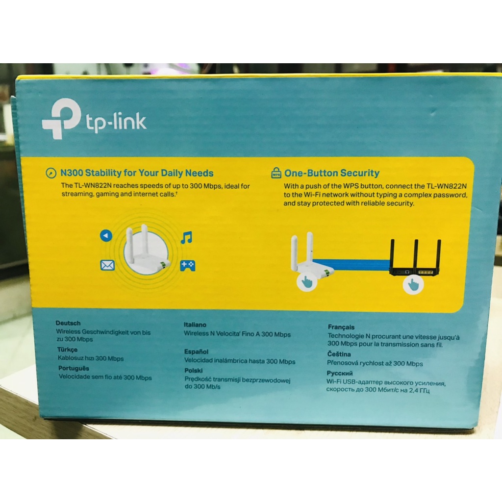 Card mạng không dây USB TP-Link TL-WN822N Wireless 300Mbps