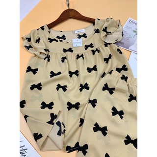 Bộ đồ pijama lụa mango mềm mát, mặc nhà mùa hè cao cấp (có video- ảnh thật)