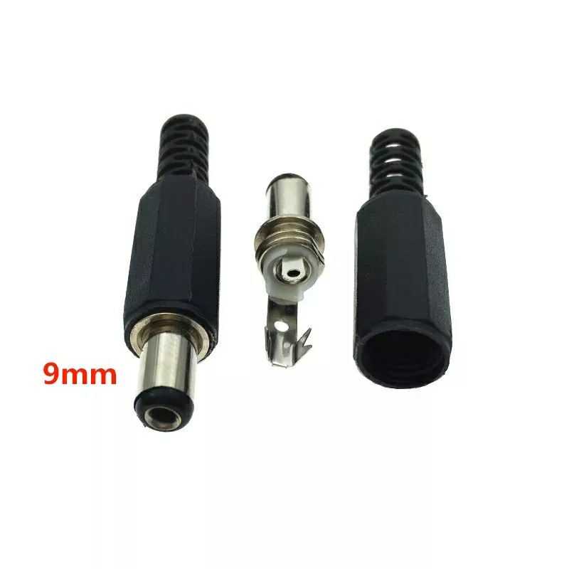Jack đực 5.5*2.1mm cho camera an ninh, cctv