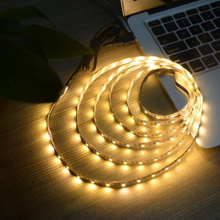 Dây Đèn LED 5V 2835 Sạc USB Chống Thấm Nước Có Công Tắc Tiện Dụng