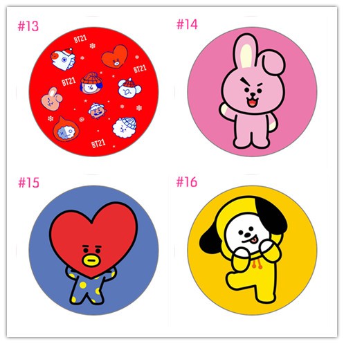 KPOP BT21 BTS comics Photo Airbag Bracket Universal Phone Holder Styles 1-20