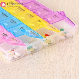 Lfashion❤ Portable 7 Days Tablet Pill Box Holder Medicine Storage Organizer Case