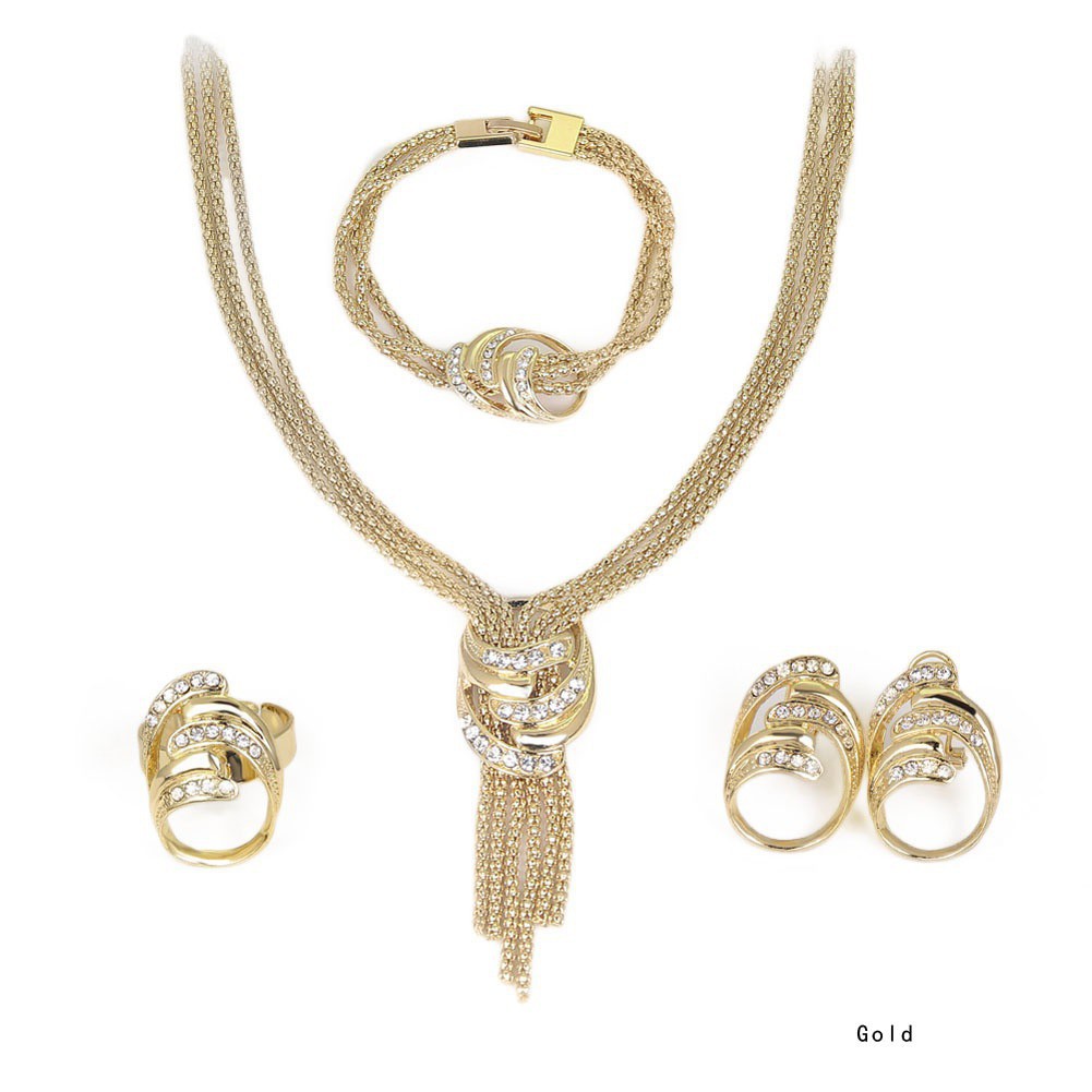 Set trang sức đính đá thời trang nữ