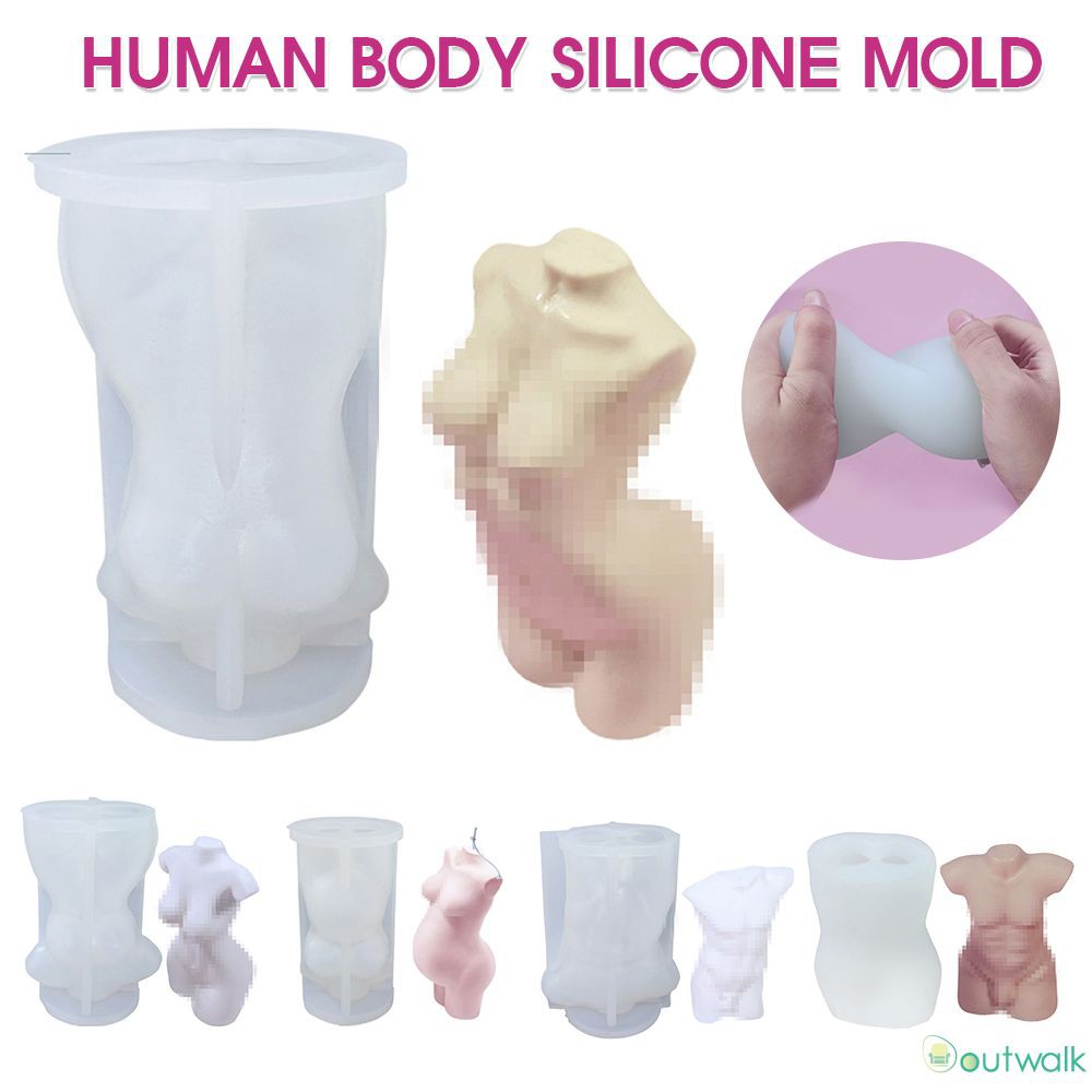 Khuôn Làm Nến Silicon 3d