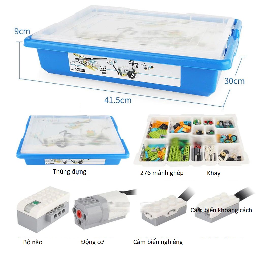 Bộ lắp ráp lập trình Robot tương thích Lego Wedo Milo 45300