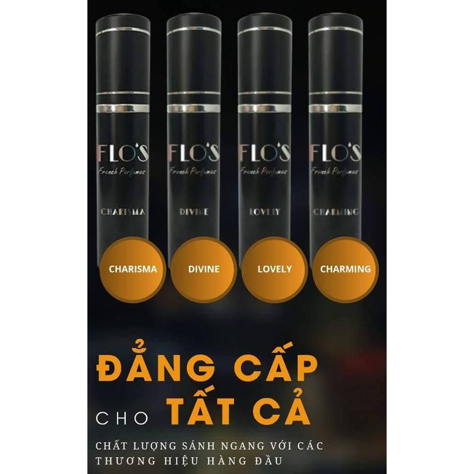 CombO 5 chai nước hoa Pháp Flo's