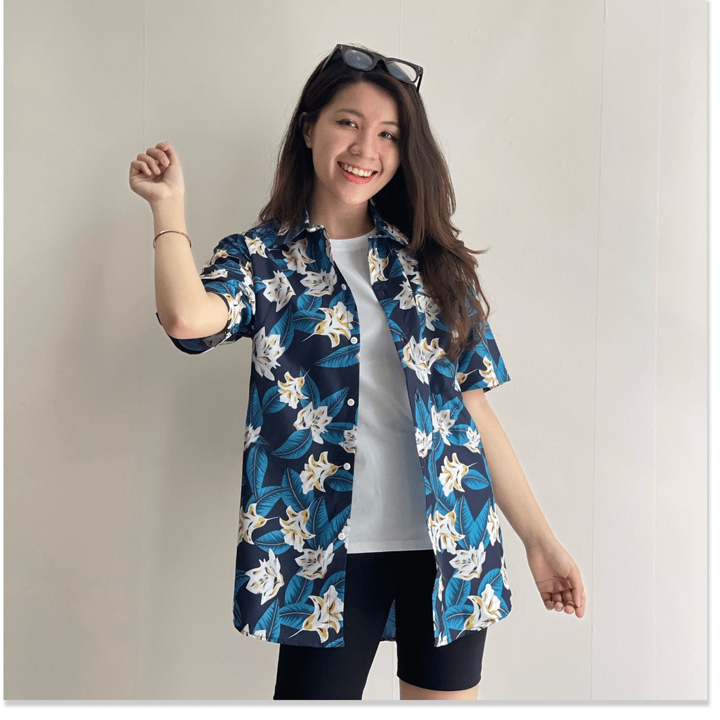 ÁO SƠ MI FORM RỘNG DÀNH CHO NỮ HOẠ TIẾT ĐỘC LẠ/  CÓ ĐẦY ĐỦ SIZE LANA FASHION