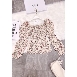 🍀 ÁO HOA NHÍ CỔ VUÔNG 🌿