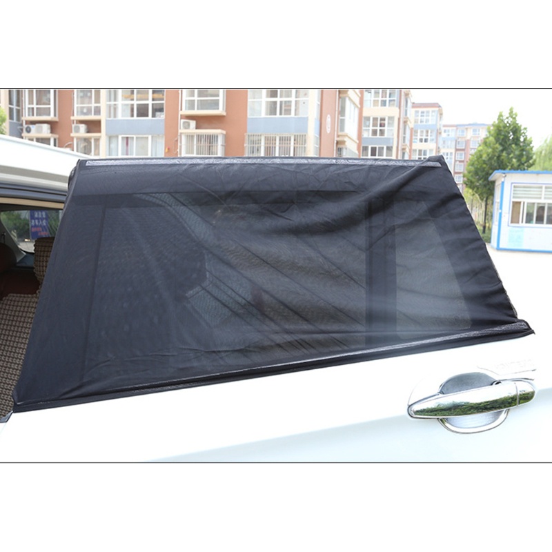 Set 2 Tấm Lưới Che Nắng Gắn Cửa Sổ Xe Hơi Chống Tia UV Có Thể Gập Lại