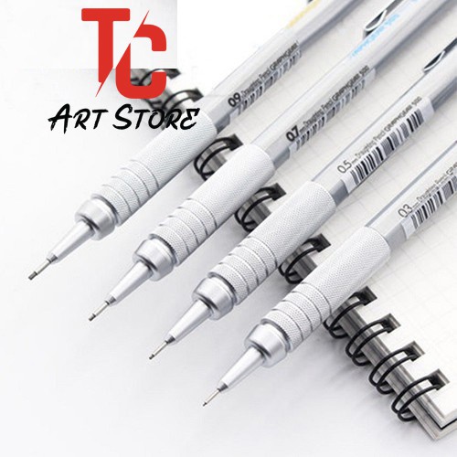 Bút chì kim Pentel đủ size ngòi - Bút chì vẽ kỹ thuật Pentel Draughting Pencil Graphgear 500 - 100% HÀNG CHÍNH HÃNG