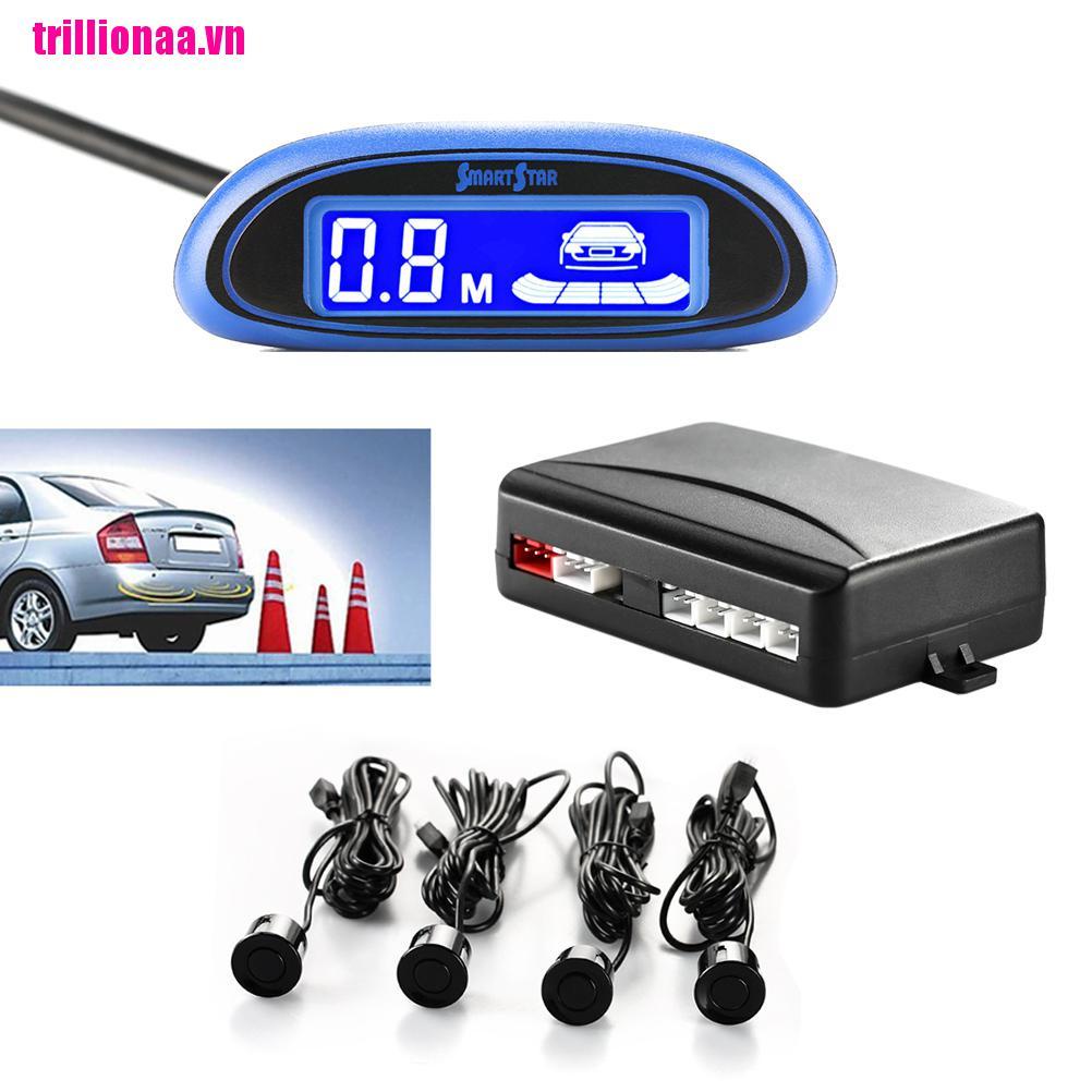 Hệ thống radar 4 cảm biến lùi xe cảnh báo an toàn có đèn led chất lượng cao