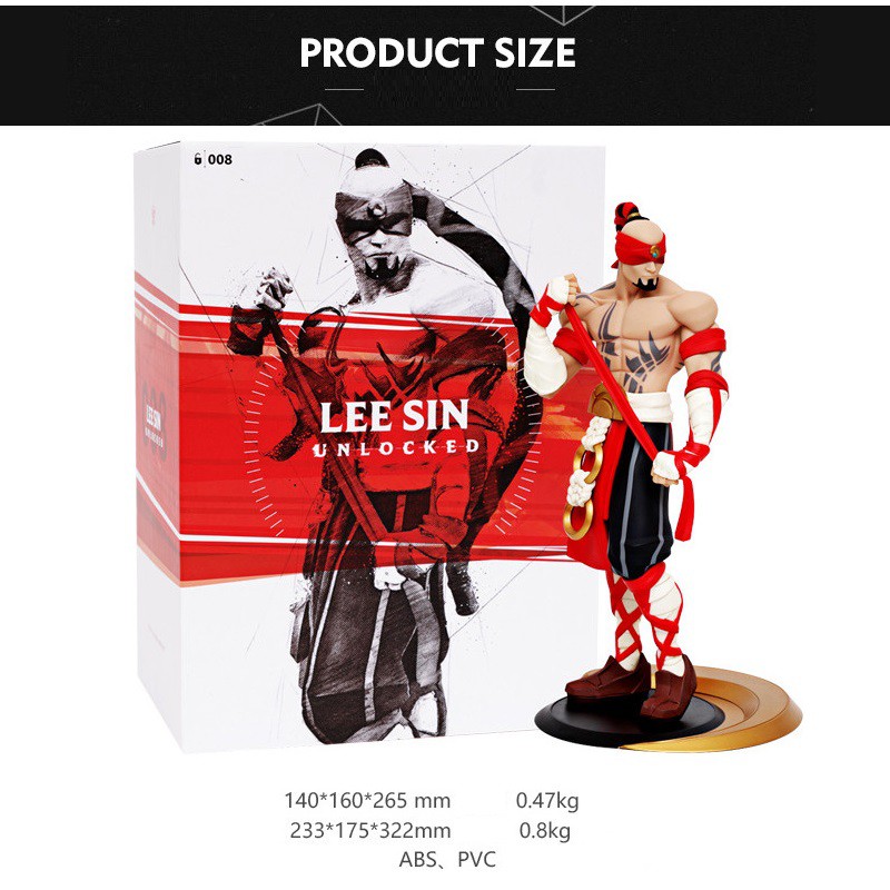 [HÀNG ORDER] MÔ HÌNH LEESIN TỪ RIOT GAME LOL (LEESIN UNLOCKED STATUE)