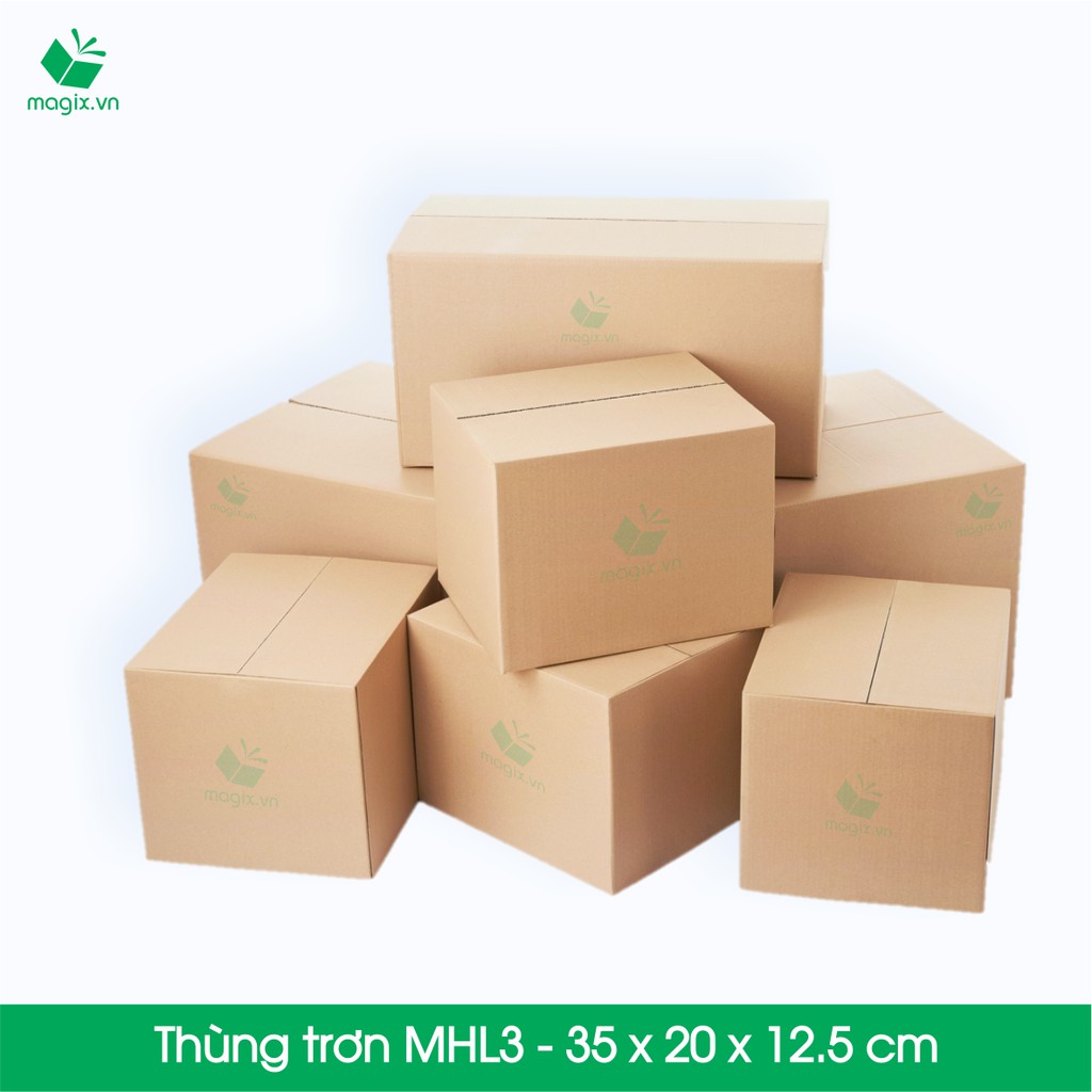 MHL3 - 35x20x12.5 cm - 20 Thùng hộp carton trơn