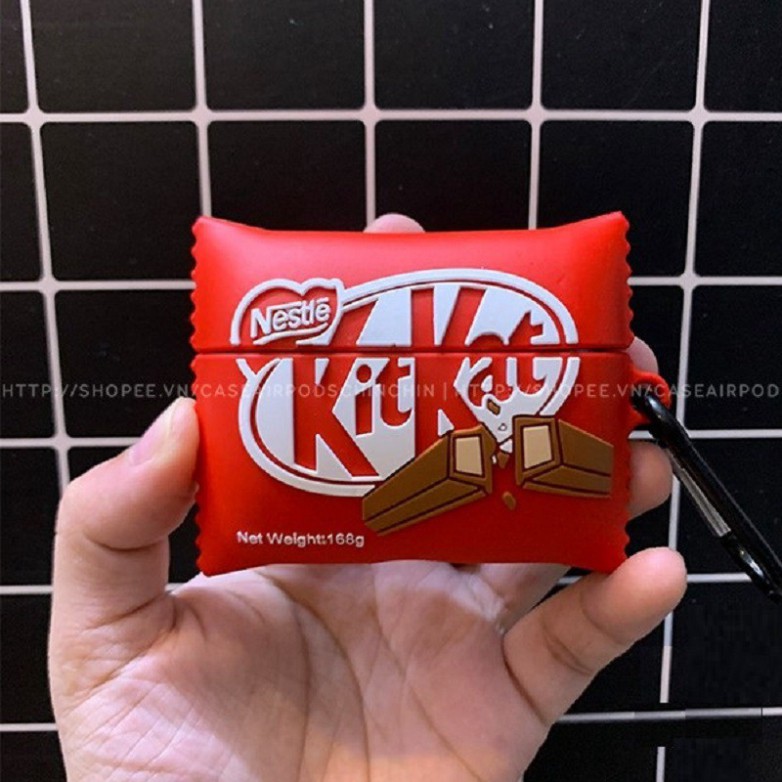 Airpods Case ⚡ Freeship ⚡ KIT-KAT-SOCOLA ⚡ Case Tai Nghe Không Dây Airpods 1/2/i12/Pro -