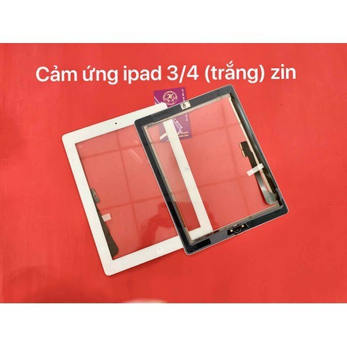 Cảm ứng Ipad 3-4 liền home