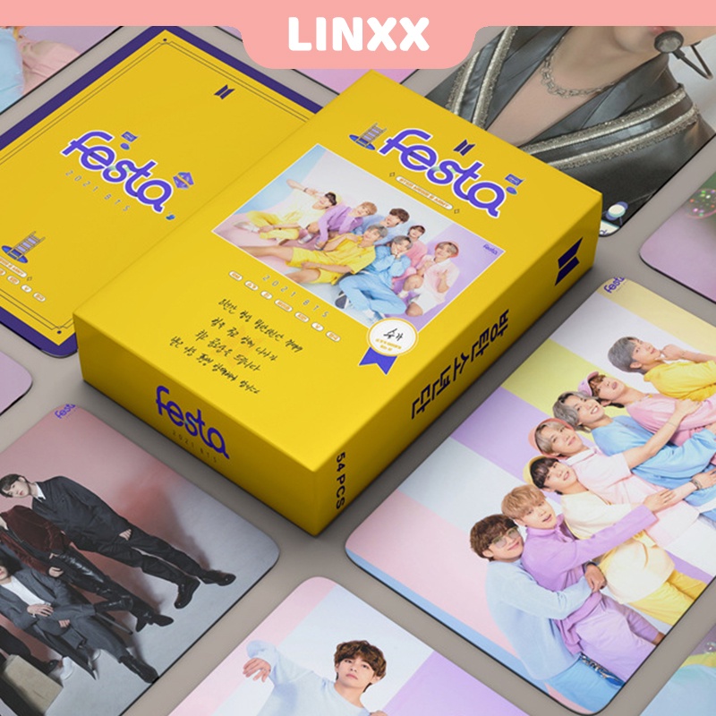 Hộp 54 Ảnh Lomo Card Nhóm Nhạc BTS Festa 2021