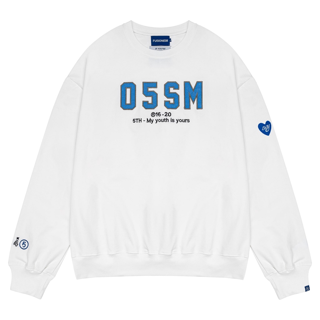 Áo Sweater Thêu Logo 05SM Fusionism - Nhiều Màu - Unisex - Form Oversize