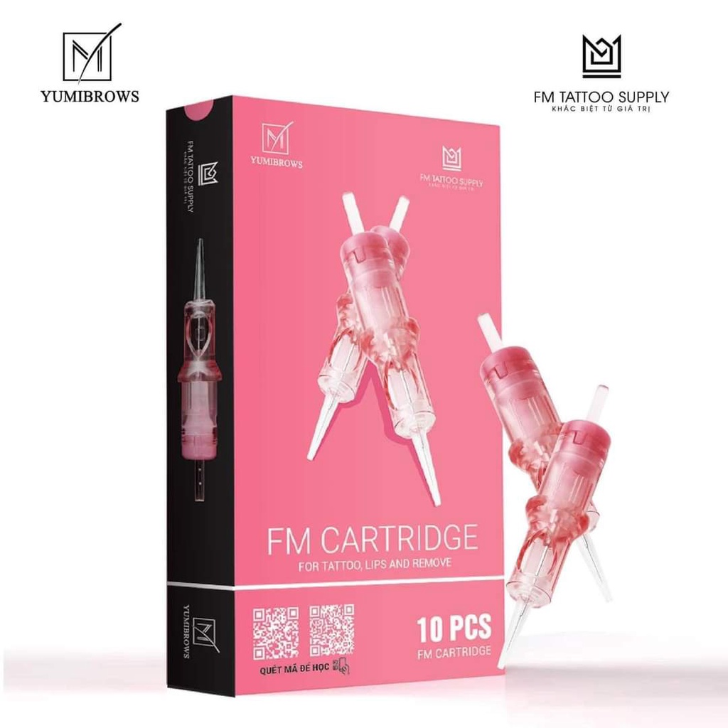 Kim FM Yumi Tran màu Hồng Cho Máy Pen (Hộp 10 Cây) Siêu Bén