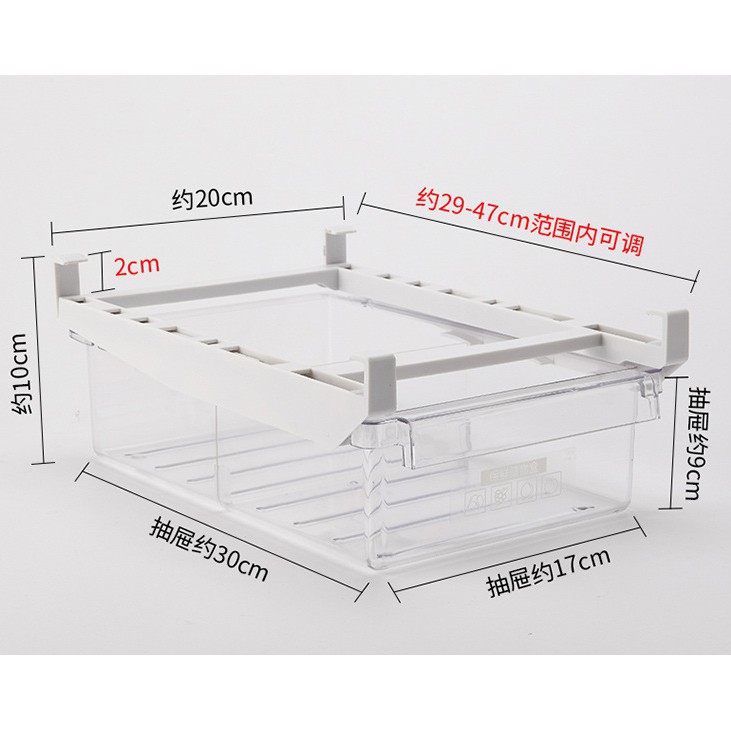 [FREE SHIP] Khay tủ lạnh cao cấp để đồ nhựa vừa với mọi loại tủ-khay để đồ tiện lợi