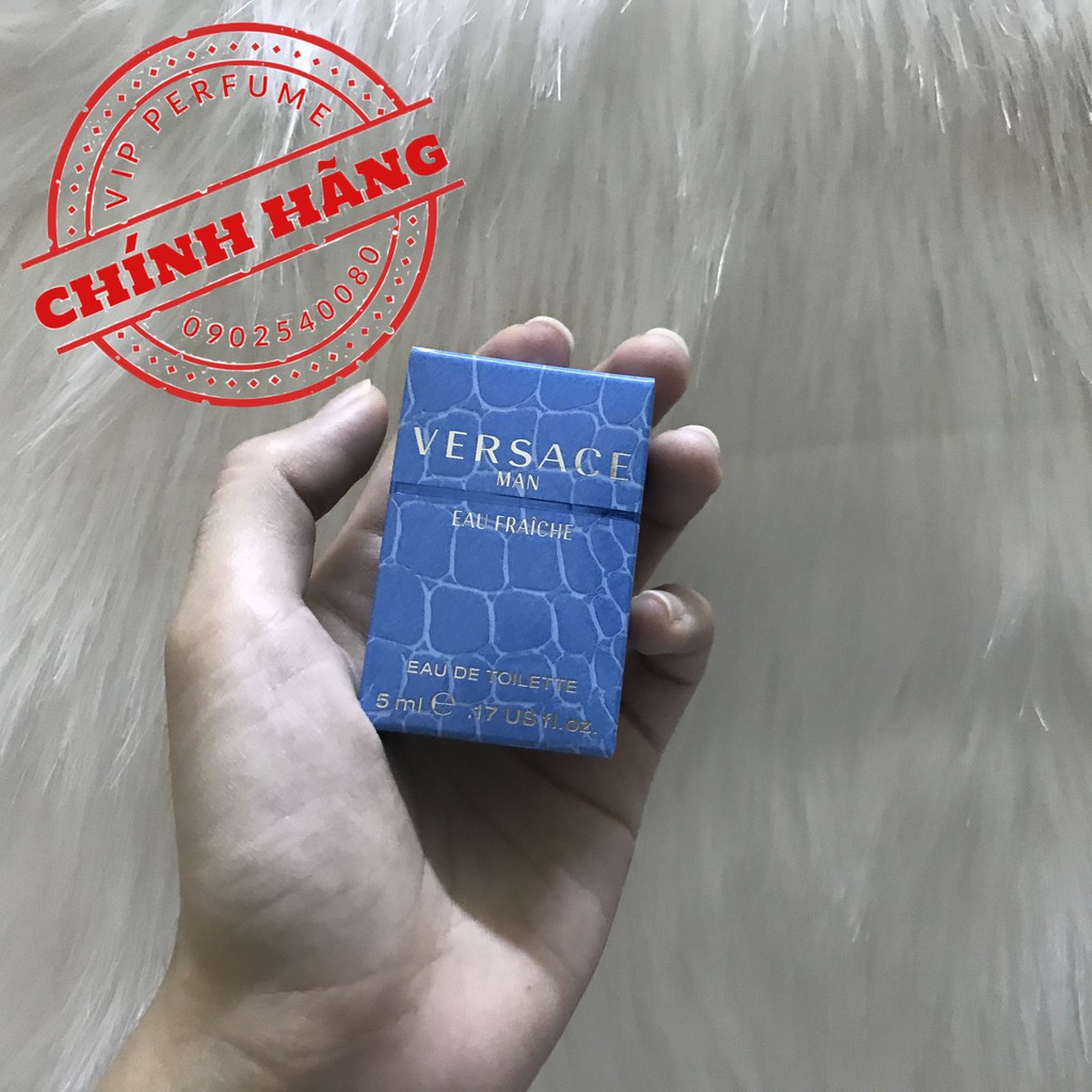 Nước hoa nam chính hãng Versace Man Eau Fraiche EDT 5ml | BigBuy360 - bigbuy360.vn