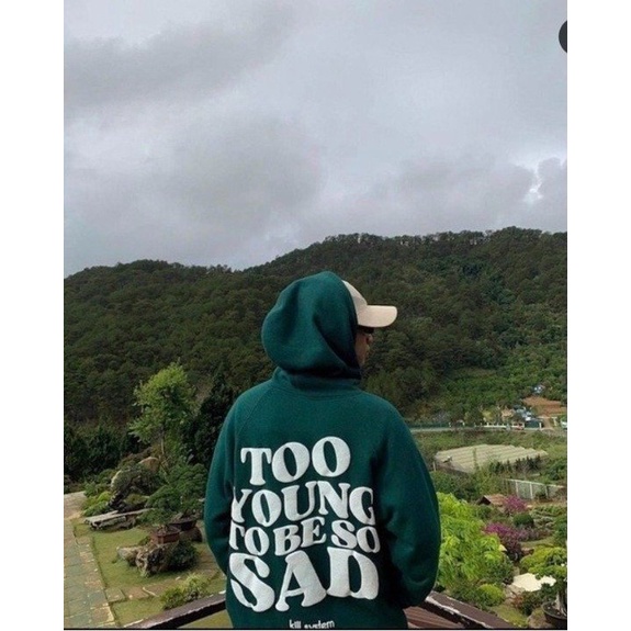 Áo hoodie nỉ ngoại So Sad Unisex [FREESHIP] Hoodies form rộng tay phồng kiểu dáng đường phố cá tính hàn quốc peonyb đẹp
